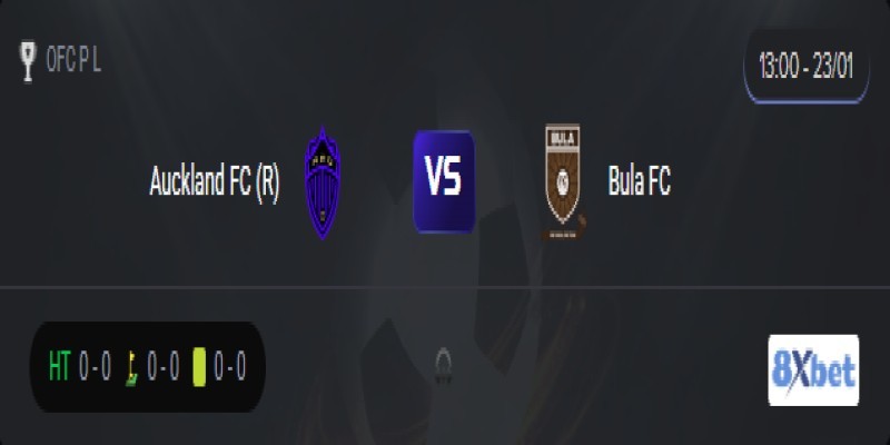 Trực tiếp Auckland FC (R) vs Bula FC 13:00, ngày 23/01/2026