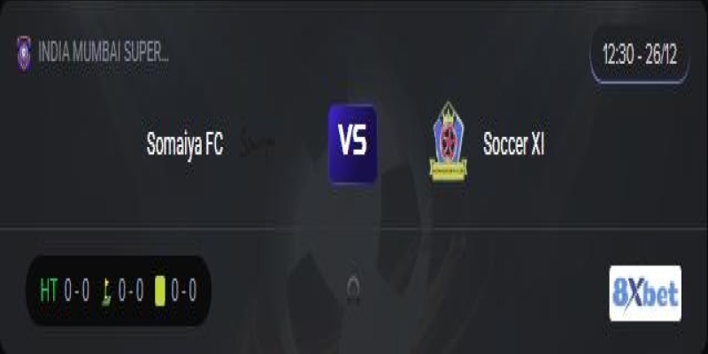 Trực tiếp Somaiya FC vs Soccer XI 12:30, ngày 26/12/2025