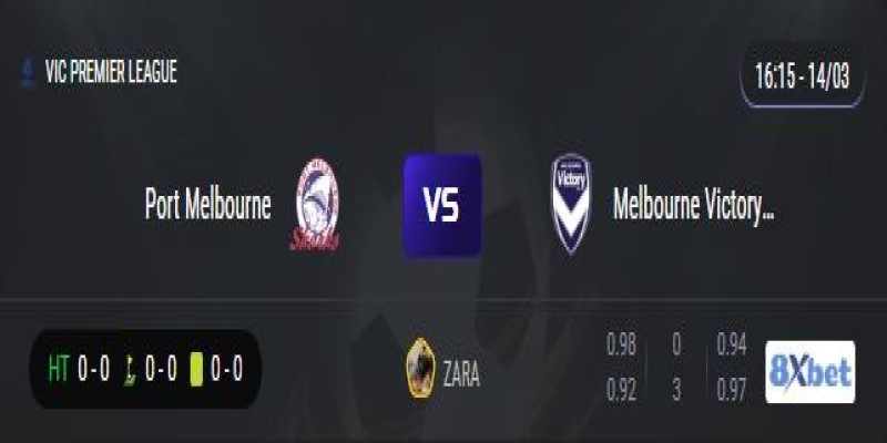 Trực tiếp Port Melbourne vs Melbourne Victory (R) 16:15, ngày 14/03/2025