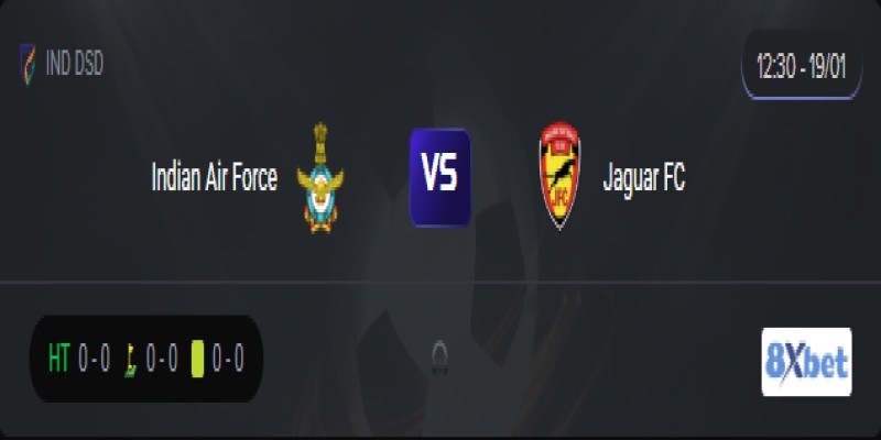 Trực tiếp Indian Air Force vs Jaguar FC 12:30, ngày 19/01/2026